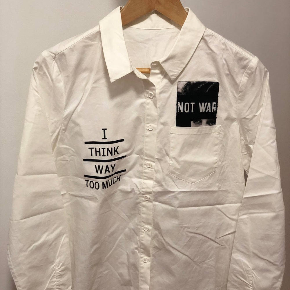 White Button down shirt